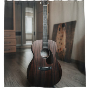 Cool Bass Guitar Duschvorhang