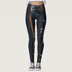 Cool Bass Guitar Leggings