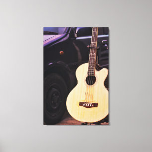 Cool Bass Guitar Leinwanddruck
