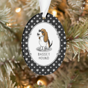 Cool Basset Hound chien et lunettes de soleil (tri