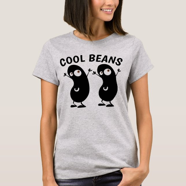 COOL BEANS COFFEE T-SHRT T-Shirt (Vorderseite)