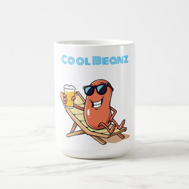 Cool Beanz Gebackene Bohne  Kaffeetasse (Mittel)