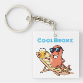 Cool Beanz Gebackene Bohne  Schlüsselanhänger