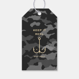 Cool Behalt es Reel Fishing Funny Vatertag Camoufl Geschenkanhänger