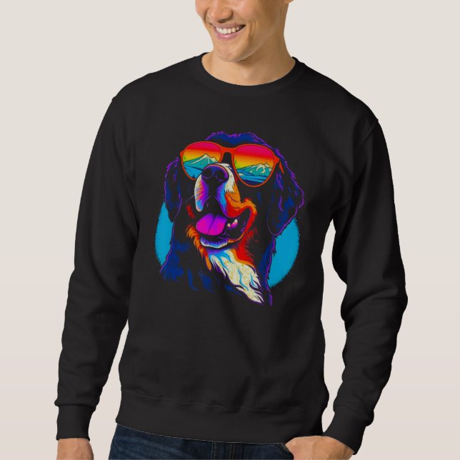 Cool Bernese Mountain Dog Sweatshirt (Vorderseite)