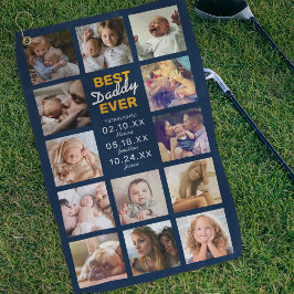 Cool Best Daddy Ever Foto Golfhandtuch