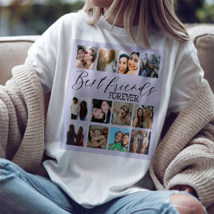 Cool Best Friends Lila FotoCollage T-Shirt