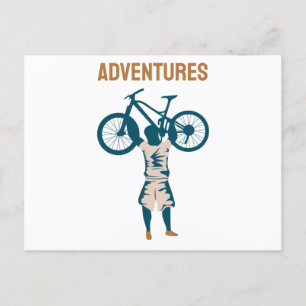 Cool Biker - Abenteuer Postkarte