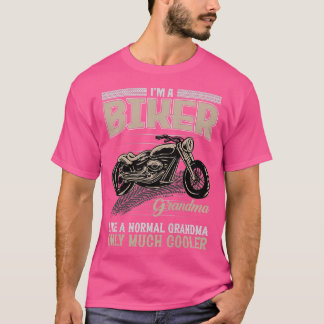 Cool Biker Oma Funny Biker Motorrad R T-Shirt
