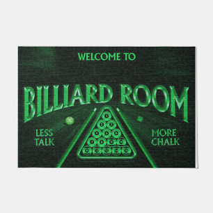 Cool Billiards Room Rug, Game Room  Fußmatte