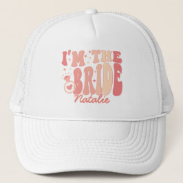 Cool bin ich, ich bin die Braut Personalisiert Truckerkappe