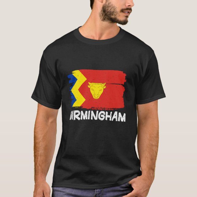Cool Birmingham Flag T-Shirt (Vorderseite)