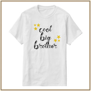 Cool Black and Gold Big Brother T-Shirt