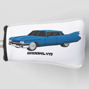 Cool-blau-Oldtimer 1959 Golf Headcover