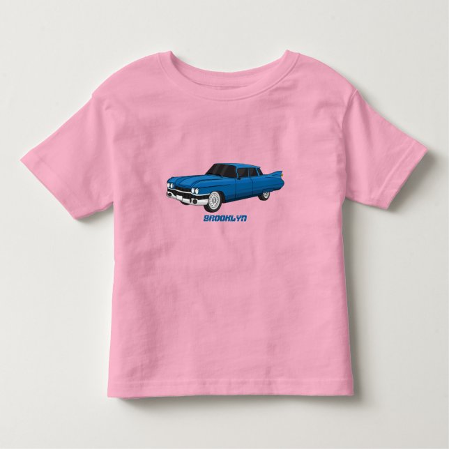 Cool-blau-Oldtimer 1959 Kleinkind T-shirt (Vorderseite)