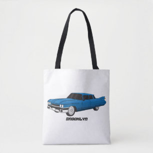 Cool-blau-Oldtimer 1959 Tasche