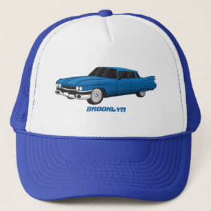Cool-blau-Oldtimer 1959 Truckerkappe
