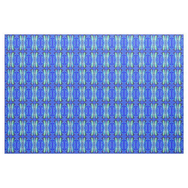 Cool Blau Stoff (Yard (91,4 cm))