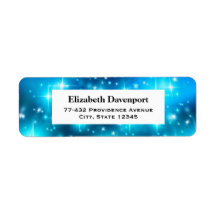 Cool blauer Funkellicht Abstrakter Raum