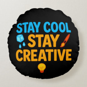 Cool Bleibe, kreativ dekoratives Kissen -