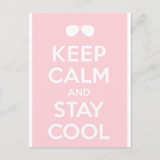Cool bleibe postkarte