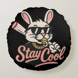 Cool bleibe rundes kissen