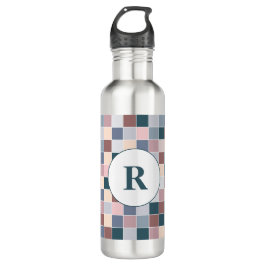 Cool Blocks, Elegant Colors Edelstahlflasche