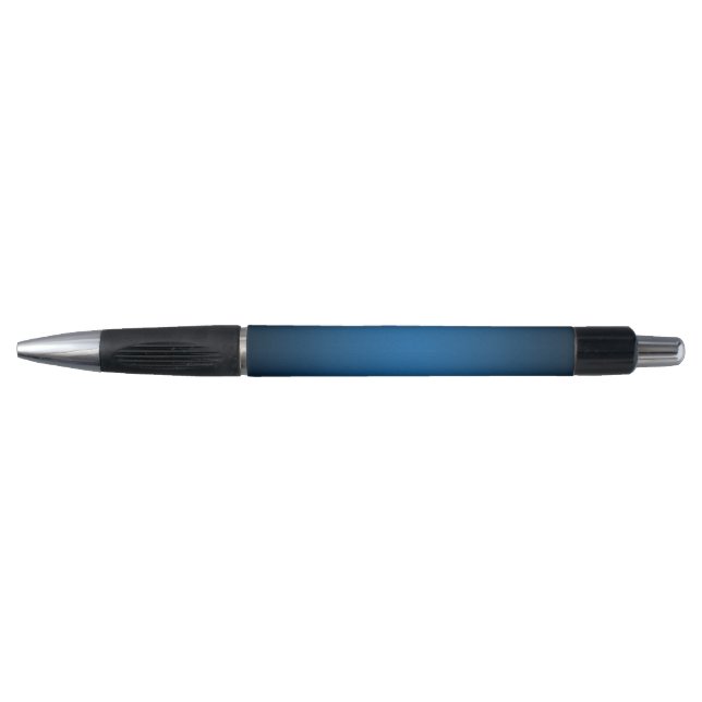 Cool Blue-Black Grainy Vignette Kugelschreiber (Vorderseite)