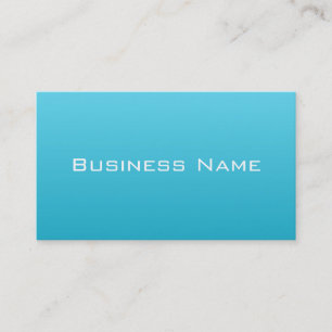 Cool Blue Business Card Visitenkarte