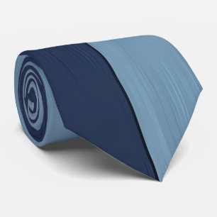 Cool Blue Denim Cravate d'impression