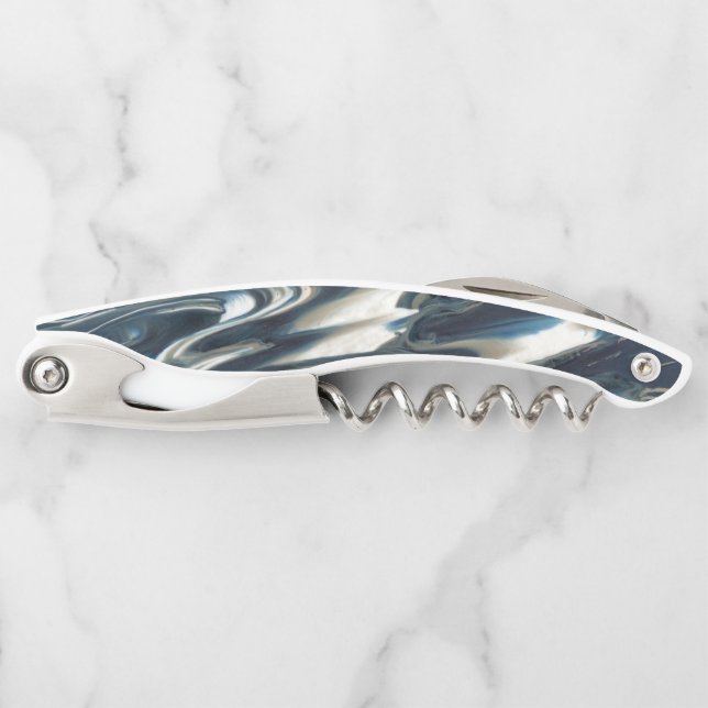 Cool Blue Flame Kellnermesser (Vorderseite)