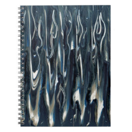 Cool Blue Flame Notizblock