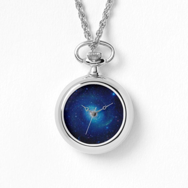 Cool Blue Galaxy Watch Armbanduhr (Vorderseite)