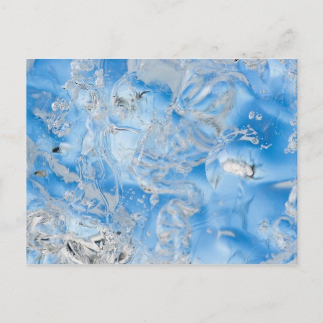 Cool Blue Iceberg Postkarte (Vorderseite)