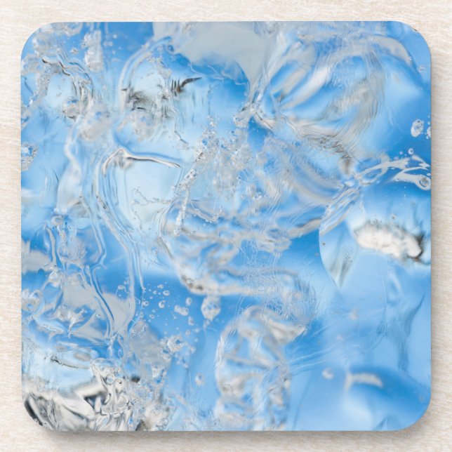 Cool Blue Iceberg Untersetzer (Vorderseite)
