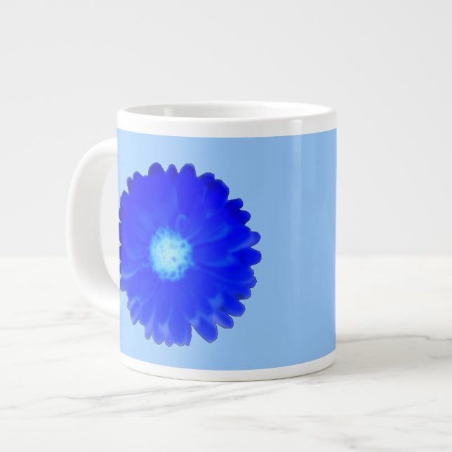 Cool Blue Marigold Tasse (Vorderseite Links)