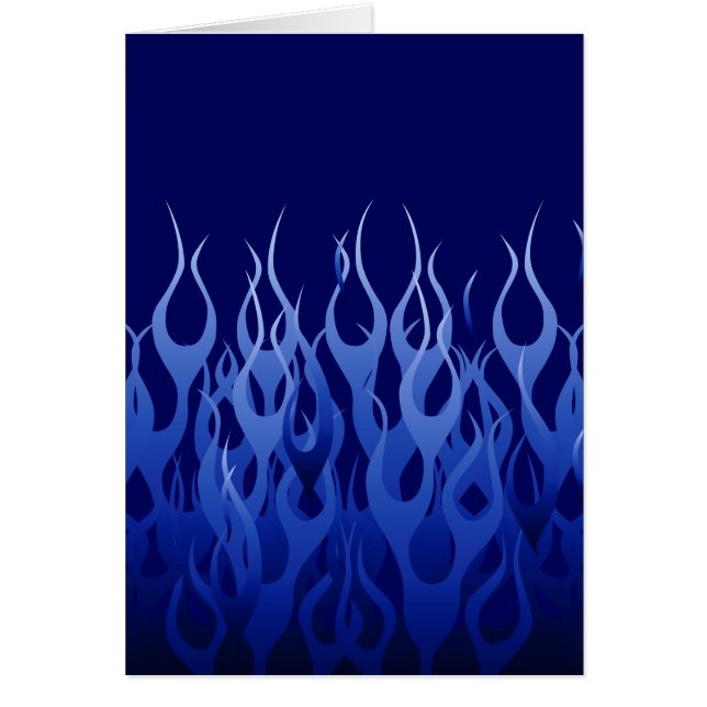 Cool Blue on Blue Racing Flames (Vorne)