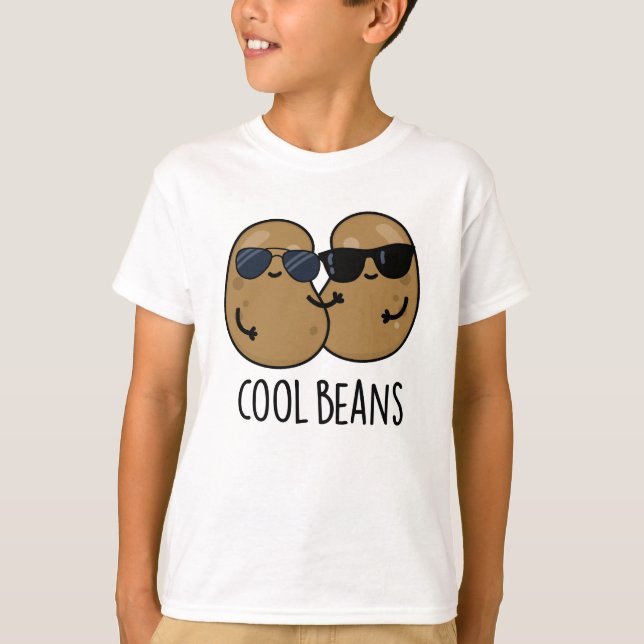 Cool Bohnen Funny Veggie Legume Puff T-Shirt (Vorderseite)