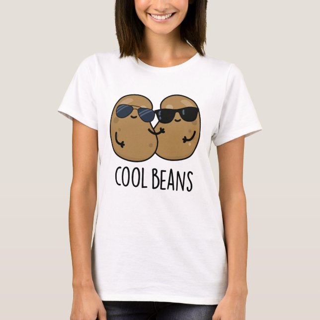 Cool Bohnen Funny Veggie Legume Puff T-Shirt (Vorderseite)