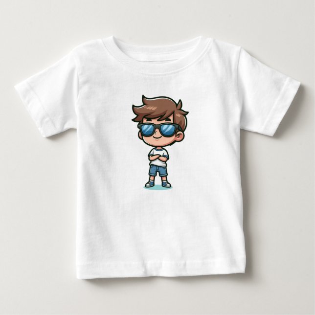 Cool Boy Swag Baby T-shirt (Vorderseite)