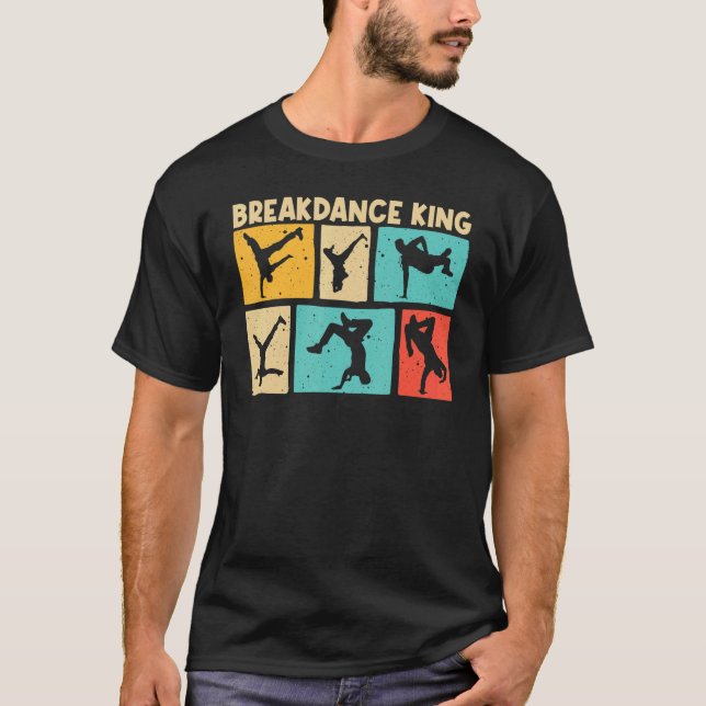 Cool Breakdance For Men Boys Breakdancer Breakdanc T-Shirt (Vorderseite)