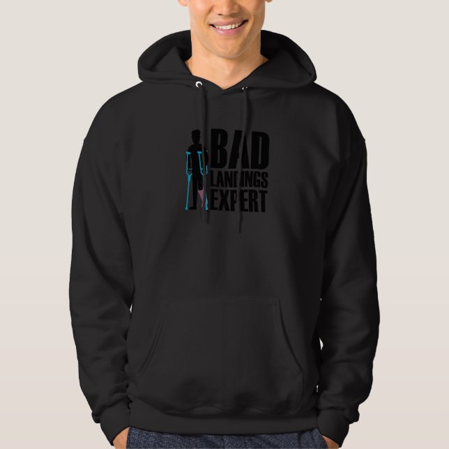 Cool Broken Leg For Men Women Broken Foot Ankle Kn Hoodie (Vorderseite)