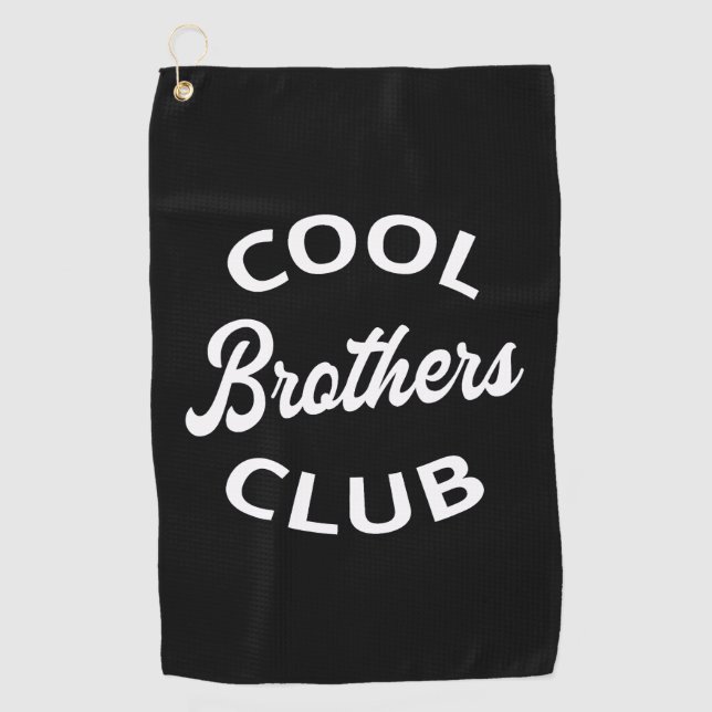 Cool Brothers Club I Golfhandtuch (Vorderseite)