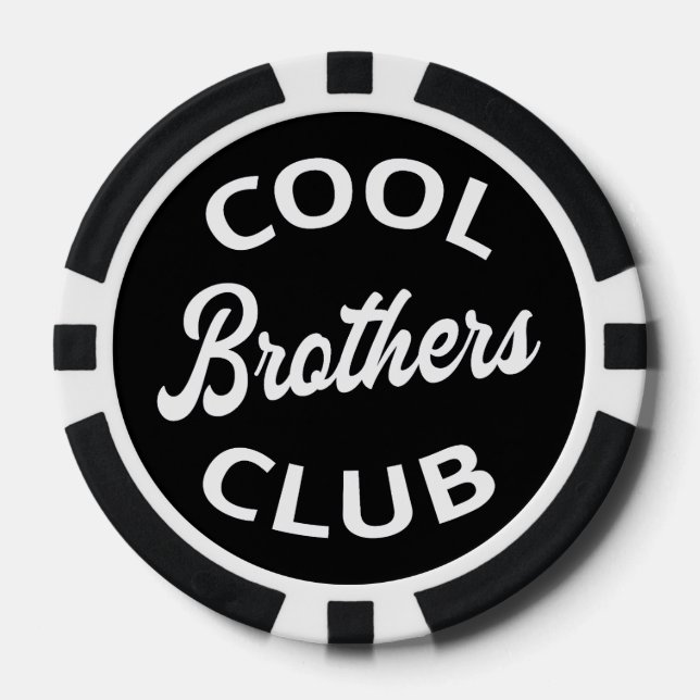 Cool Brothers Club I Pokerchips (Vorderseite)