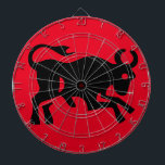Cool Bull visuell Black Bullish Market Investor Fu Dartscheibe<br><div class="desc">Ein lustiges Dartboard, entworfen mit einem coolen visuellen schwarzen Stier, ein tolles Geschenk für einen "bullischen" Investor Freund oder für sich selbst! Außerdem können Sie mit der Option IT CUSTOMIZE auf das Design zugreifen, um Änderungen wie z.B. das Hinzufügen von Text zu machen!! Genießen Sie das Leben & Danke, dass...</div>