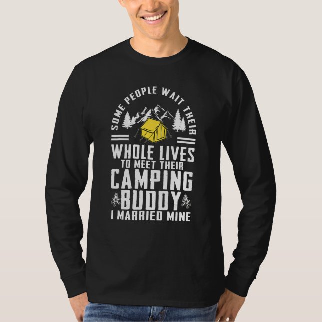 Cool Camping Buddies   For Men Women Funny Husband T-Shirt (Vorderseite)