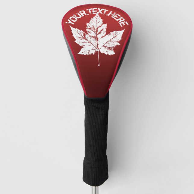 Cool Canada Golf Retro Canada Driver Abdeckung Headcover (Vorderseite)
