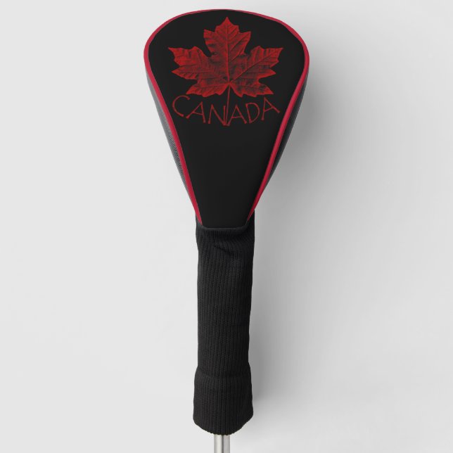Cool Canada Golf Vintag Canada Treiberabdeckung Golf Headcover (Vorderseite)