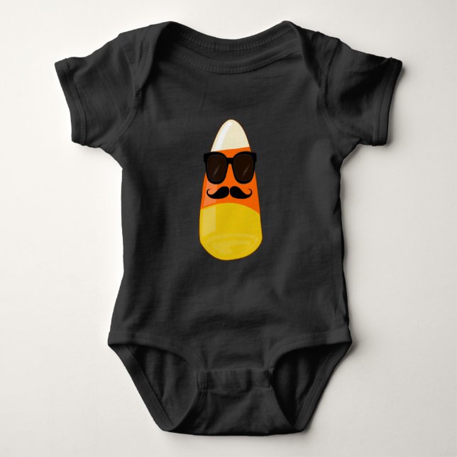 Cool Candy Corn Baby Strampler (Vorderseite)