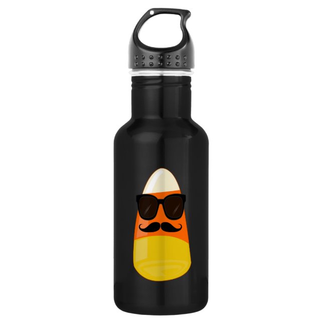Cool Candy Corn Edelstahlflasche (Vorderseite)